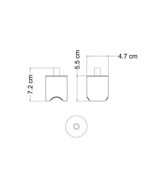 Kit Lampenfassung esse14 für Pendelleuchten mit S14d Anschluss