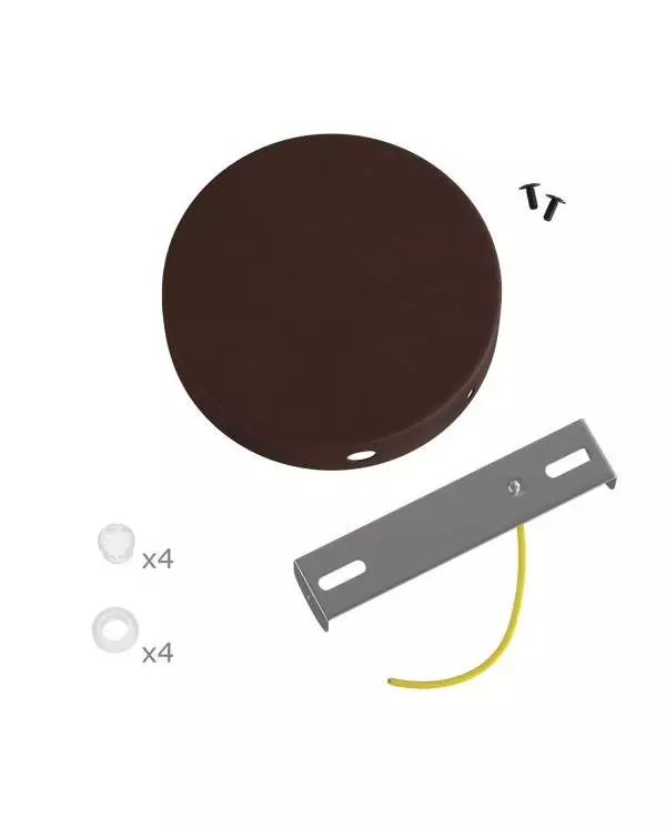 Zylindrischer 4-Seitenloch-Lampenbaldachin Kit aus Metall (Anschlusssystem)