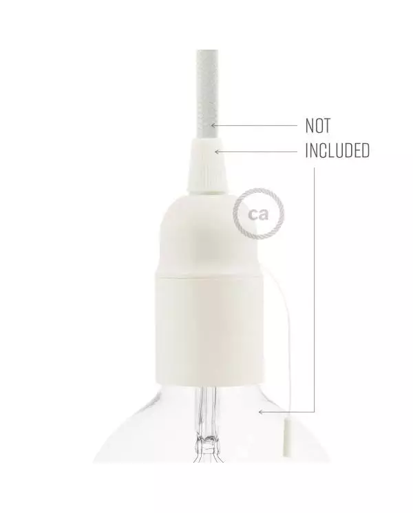 Thermoplastisches E27-Lampenfassungs-Kit mit Zugschalter