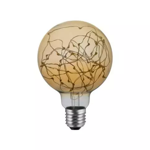 LED-Glühbirne Globe G925 - Tausend Lichter Gold 2W 40Lm E27 2000K