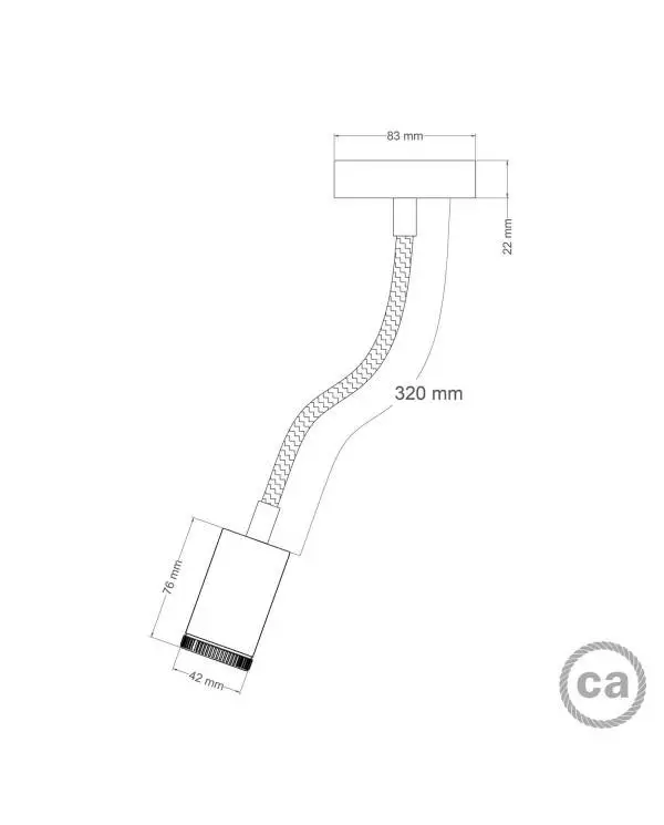 Mini Strahler SPOTLIGHT GU1d0 Flex 30 für Wand oder Decke