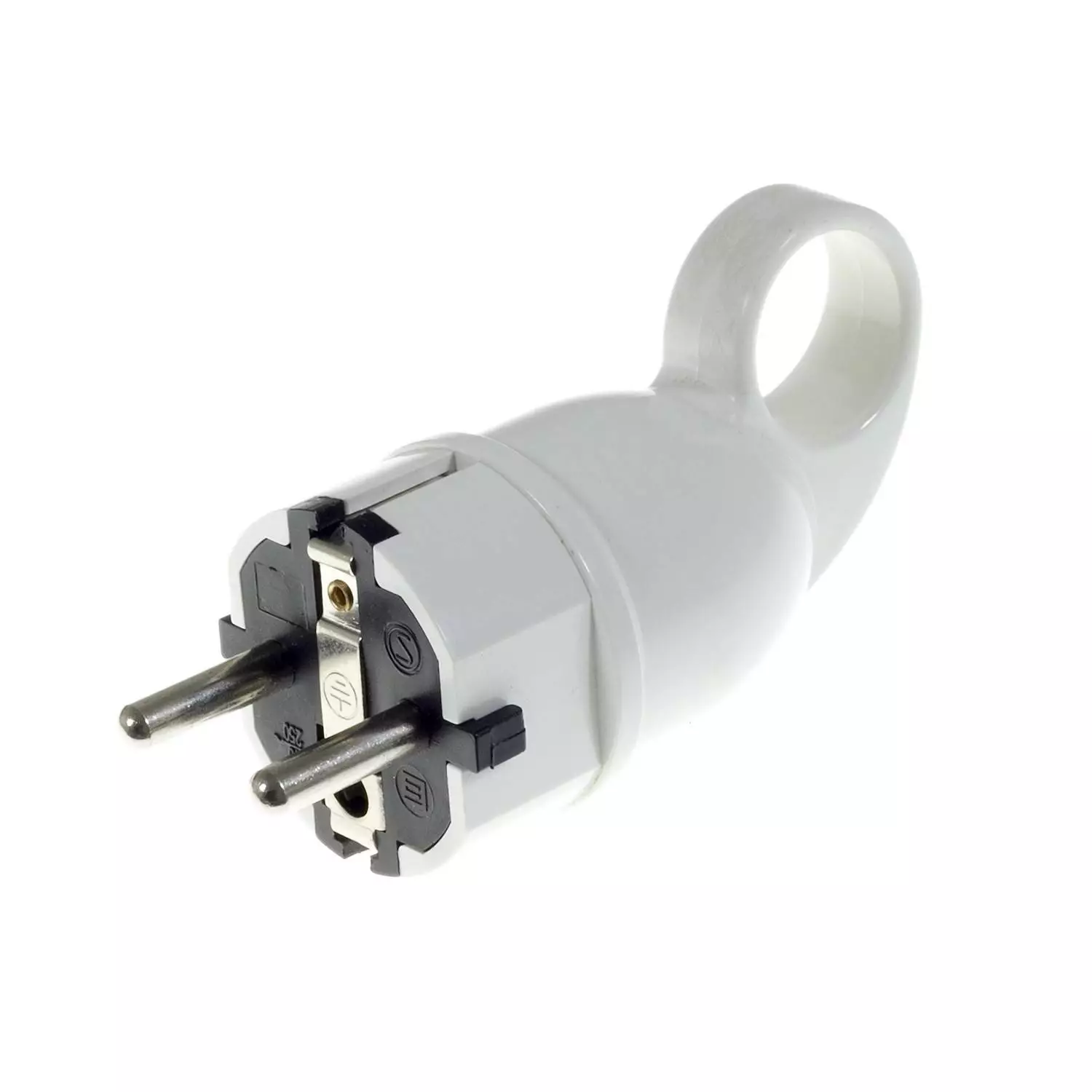 Schuko Komfort Stecker 16A 250V mit Zugring