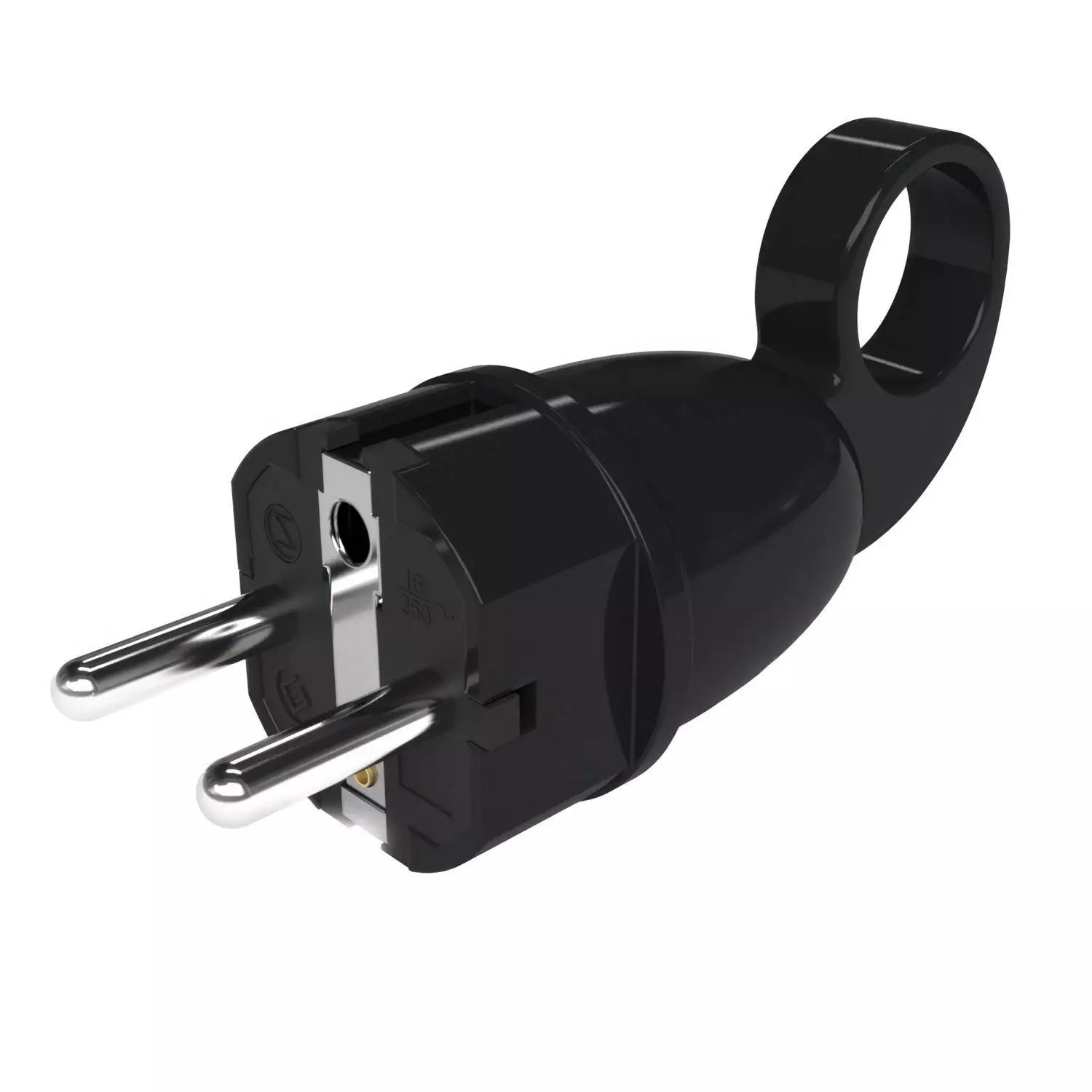 Schuko Komfort Stecker 16A 250V mit Zugring