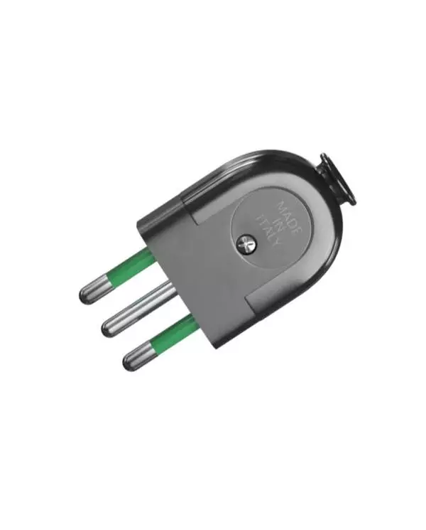 Stecker 2-polig + Schutzleiter 10 A  - IMQ