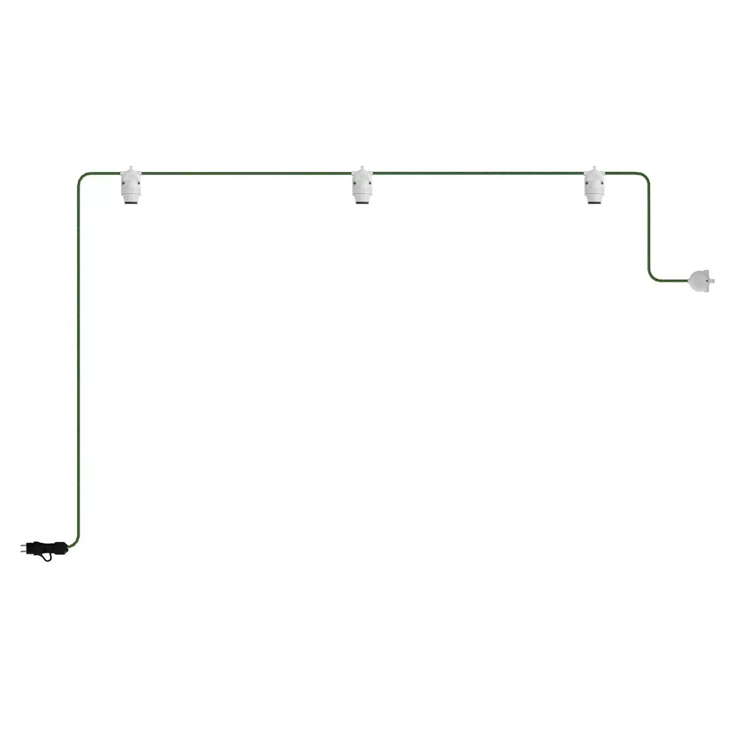 Tragbare Außenlichterkette EIVA IP65 mit 3 Lichtern