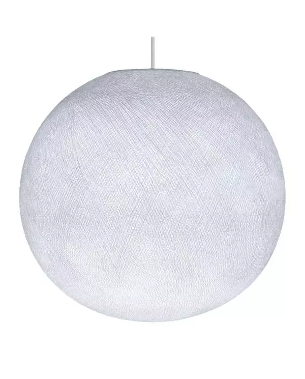 Lampenschirm aus Garn Modell Sfera Light, handgefertigt