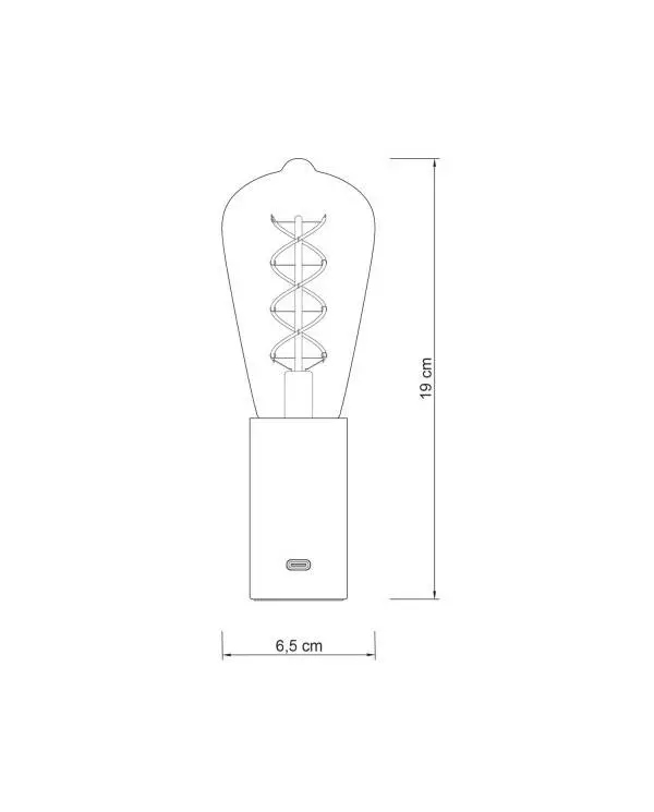 Tragbare 5V Leuchte SI! mit Geschenkverpackung