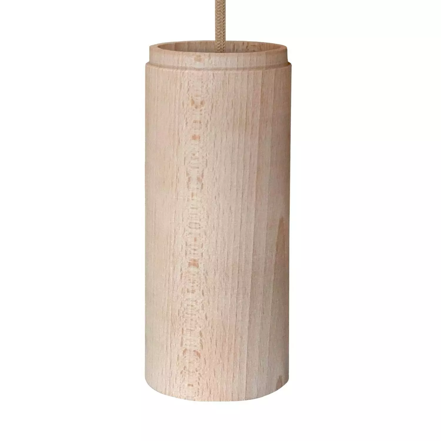 Tub-E27, Holzschirm für Spotlampe mit Doppelring E27-Fassung