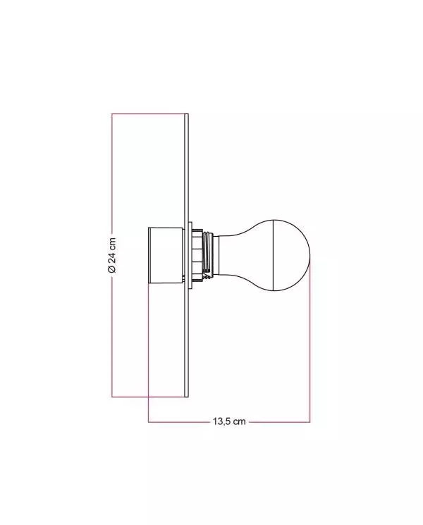 Wand- oder Deckenlampe mit Lampenschirm mit Blumenmustern 'Blossom Haven' - Wasserdicht IP44