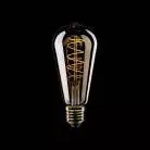 LED Glühbirne Golden Carbon Line Spiral-Filament Edison ST64 4W 250Lm E27 1800K Dimmbar - C04