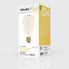 LED Glühbirne Golden Carbon Line Spiral-Filament Edison ST64 4W 250Lm E27 1800K Dimmbar - C04