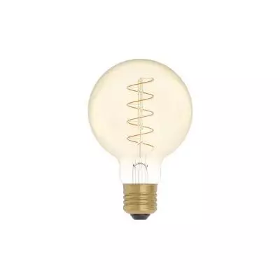 LED Glühbirne Golden Carbon Line Spiral-Filament Globe G80 4W 250Lm E27 1800K Dimmbar - C05