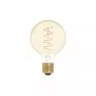 LED Glühbirne Golden Carbon Line Spiral-Filament Globe G80 4W 250Lm E27 1800K Dimmbar - C05