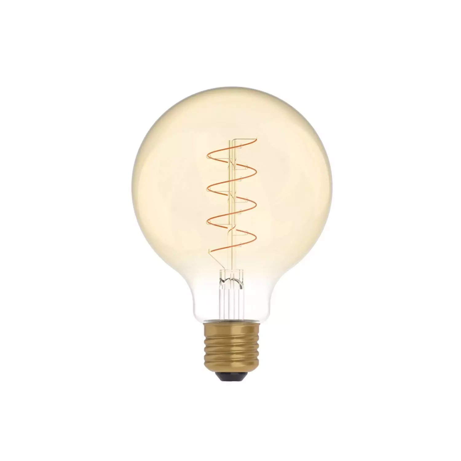 LED Glühbirne Golden Carbon Line Spiral-Filament Globe G95 4W 250Lm E27 1800K Dimmbar - C06