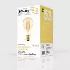 LED Glühbirne Golden Carbon Line Cage Filament Tropfenform A60 7W 640Lm E27 2700K Dimmbar - C53