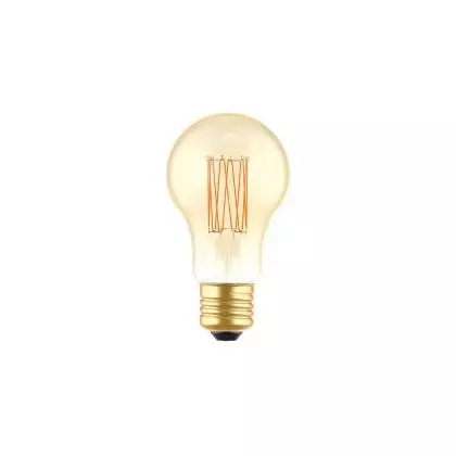 LED Glühbirne Golden Carbon Line Cage Filament Tropfenform A60 7W 640Lm E27 2700K Dimmbar - C53