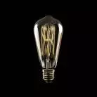 LED Glühbirne Golden Carbon Line Cage Filament Edison ST64 7W 640Lm E27 2700K Dimmbar - C54