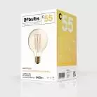 LED Glühbirne Golden Carbon Line Cage Filament Globe G95 7W 640Lm E27 2700K Dimmbar - C55