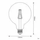 LED Glühbirne mit Porzellan-Effekt CRI 95 G125 7W 640Lm E27 2700K Dimmbar - P04