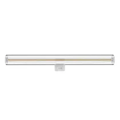 S14d LED Röhrenlampe, transparent - CRI 90, 300 mm lang, 6W 520Lm 2700K Dimmbar - S01