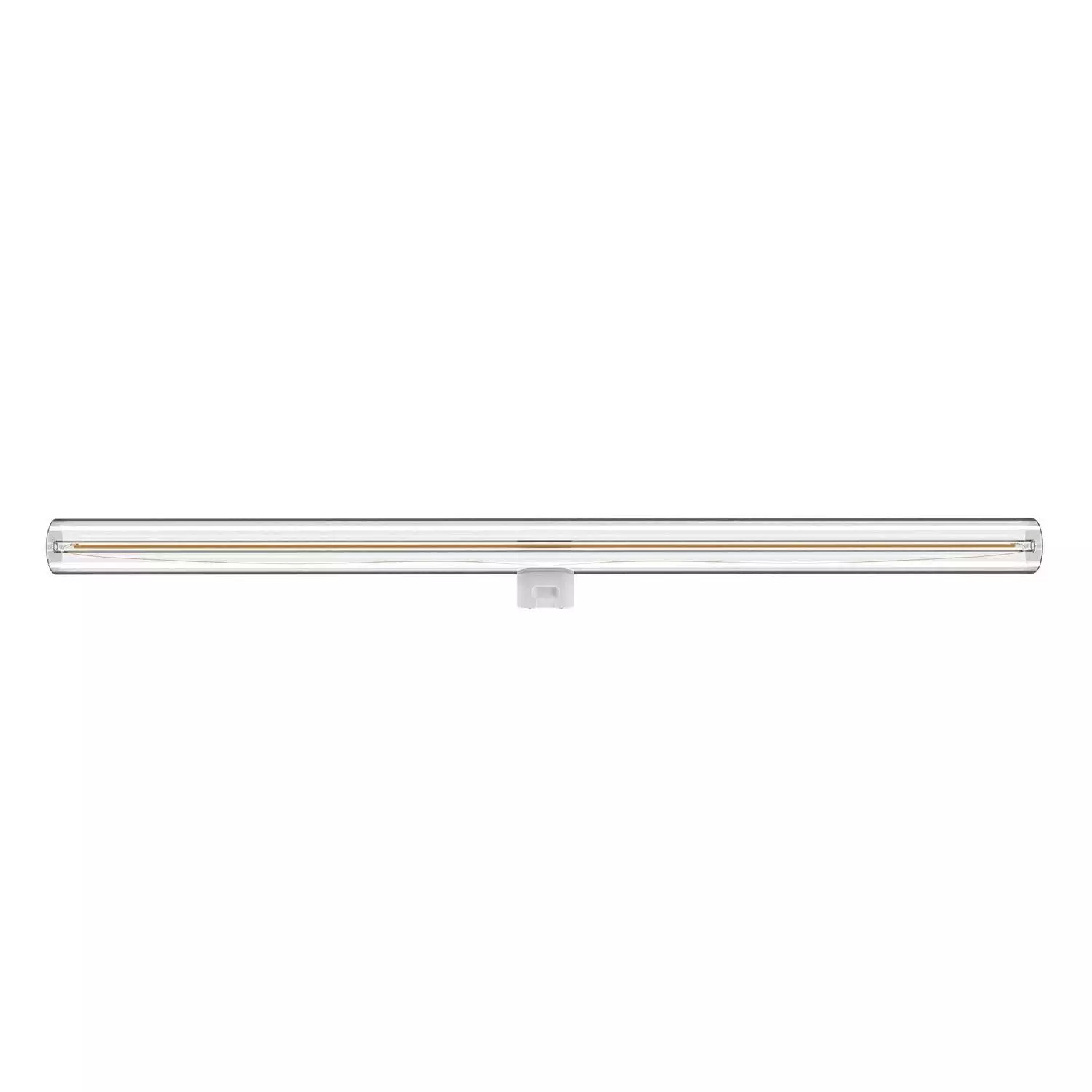 S14d LED Röhrenlampe, transparent - CRI 90, 500 mm lang, 7W 620Lm 2700K Dimmbar - S02