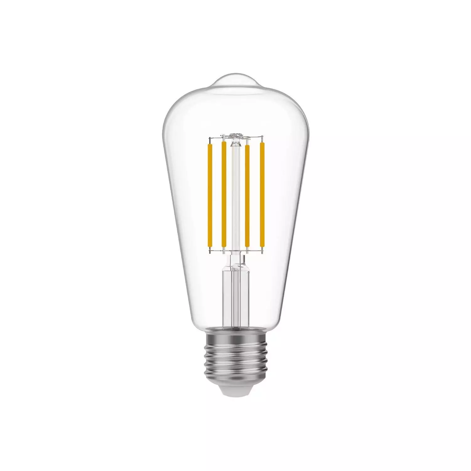 LED Glühbirne Edison ST64, transparent 7W 806Lm E27 3500K dimmbar - N02