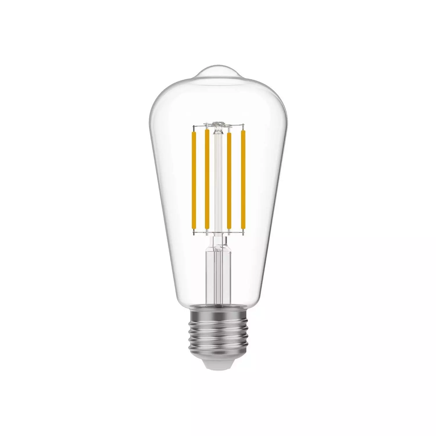 LED Glühbirne Edison ST64, transparent 7W 806Lm E27 2700K dimmbar - T02