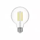 LED Glühbirne Globe G95, transparent 7W 806Lm E27 2700K dimmbar - T03