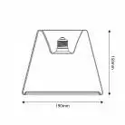 LED Glühbirne Ghost Line Recessed Cone, transparent 6W 500Lm E27 2200K dimmbar - G01