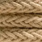 SnakeBis Tauseil - Plug-in Leuchte mit geflochtenem Jute-Tauseil