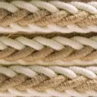 SnakeBis Tauseil - Plug-in Leuchte mit geflochtenem Jute-Tauseil