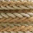 SnakeBis Tauseil - Plug-in Leuchte mit geflochtenem Jute-Tauseil