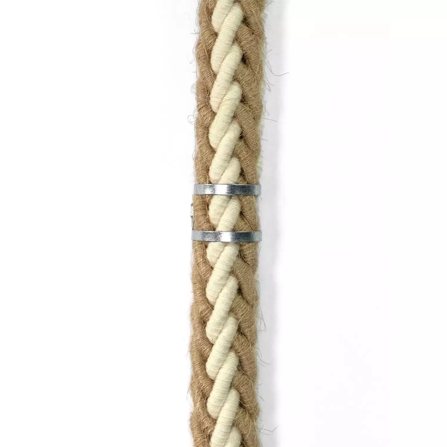 SnakeBis Tauseil - Plug-in Leuchte mit geflochtenem Jute-Tauseil