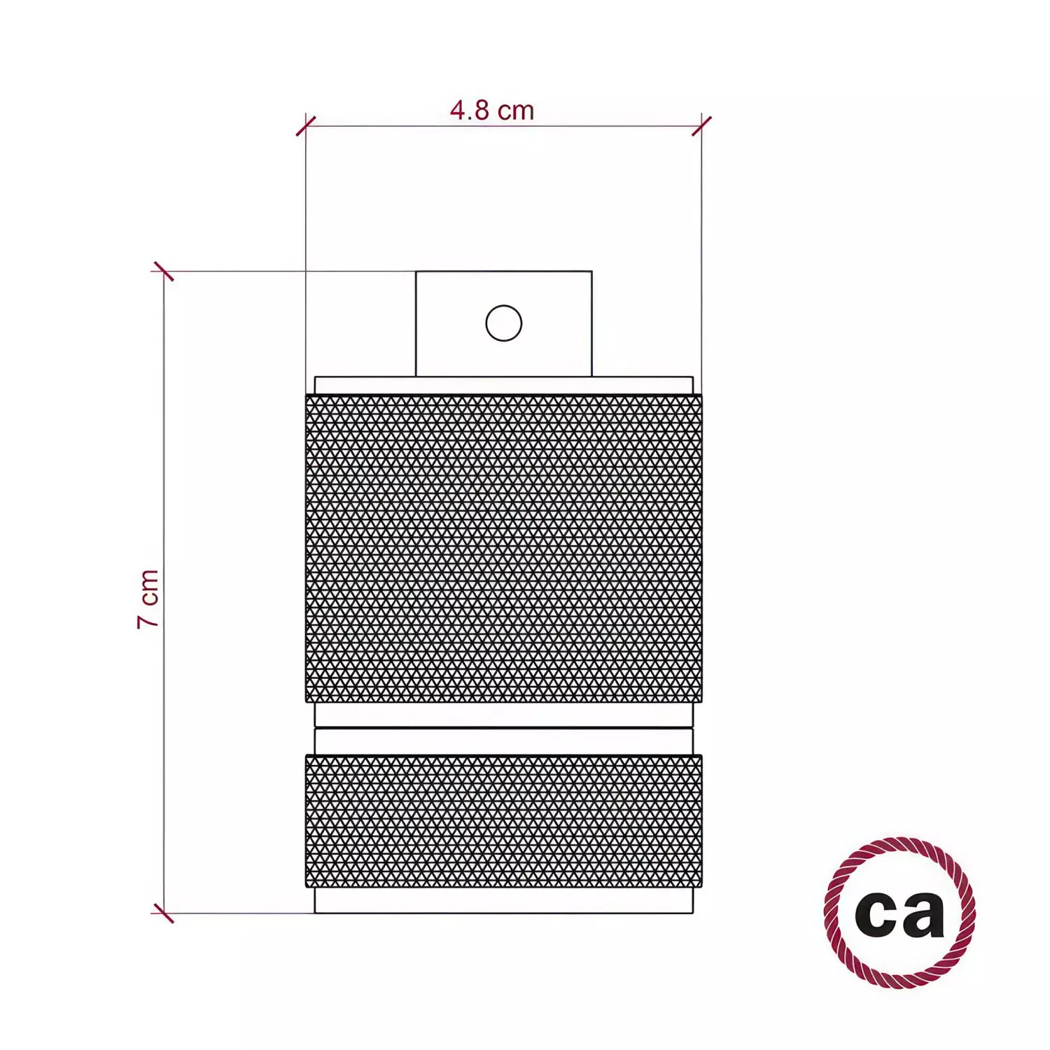 E27-Lampenfassungs-Kit mit Doppelklemmring, gefräst aus Aluminium