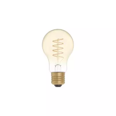 LED Glühbirne Golden Carbon Line Spiral-Filament Tropfenform A60 4W 250Lm E27 1800K Dimmbar - C03