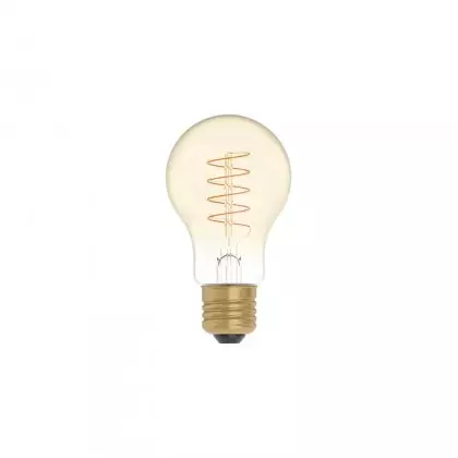 LED Glühbirne Golden Carbon Line Spiral-Filament Tropfenform A60 4W 250Lm E27 1800K Dimmbar - C03