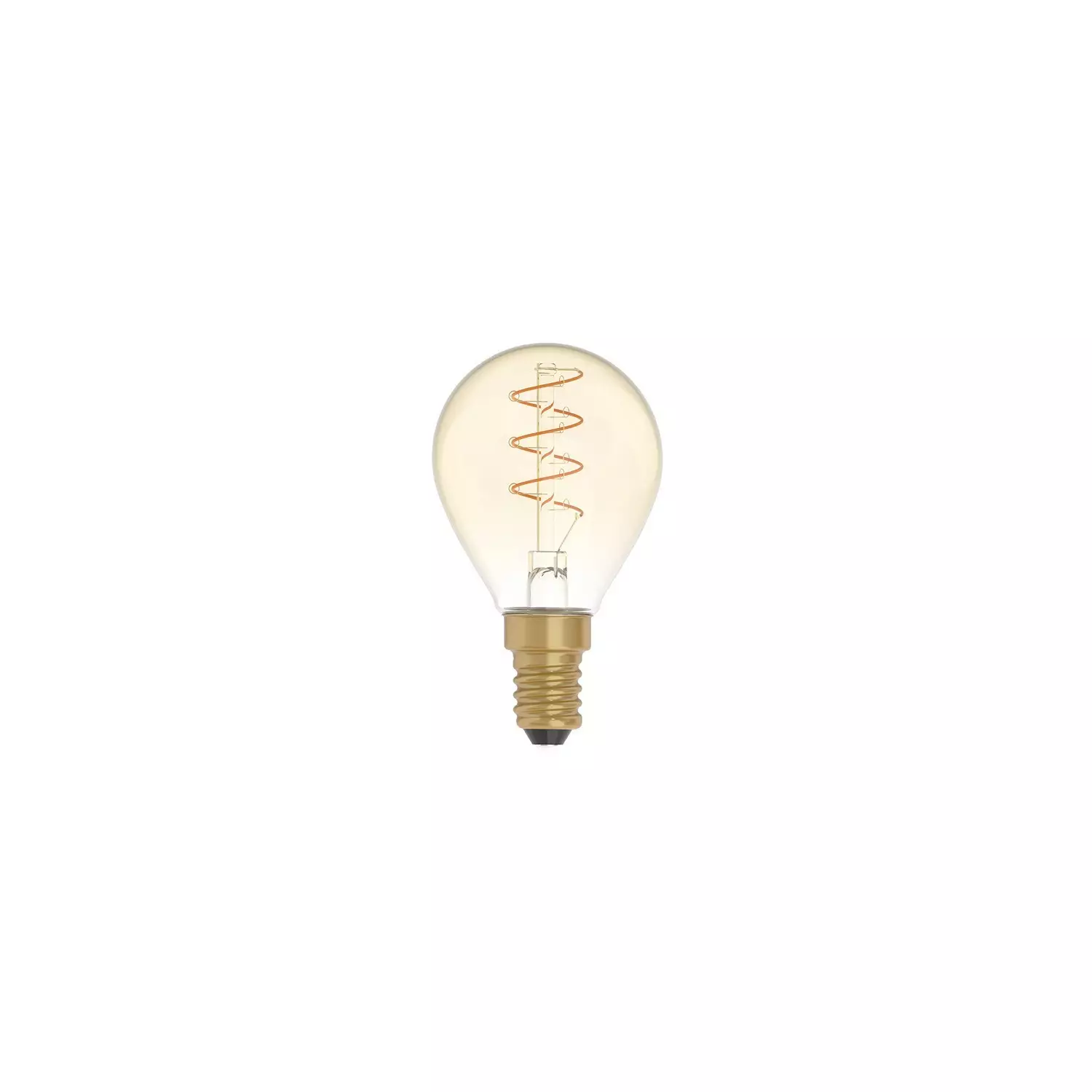 LED Glühbirne Golden Carbon Line Spiral-Filament Mini Globe G45 2,2W 136Lm E14 1800K Dimmbar - C02