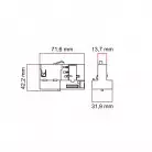 Stucchi-Adapter für 3-Phasen-Stromschienen - für Aufhängung