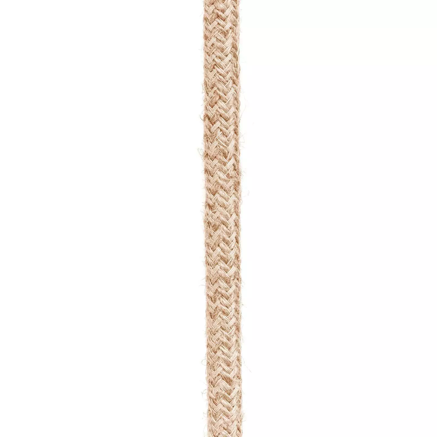 Textilkabel, hellbeige, aus Jute - Das Original von Creative-Cables - RN06 rund 2x0,75mm / 3x0,75mm